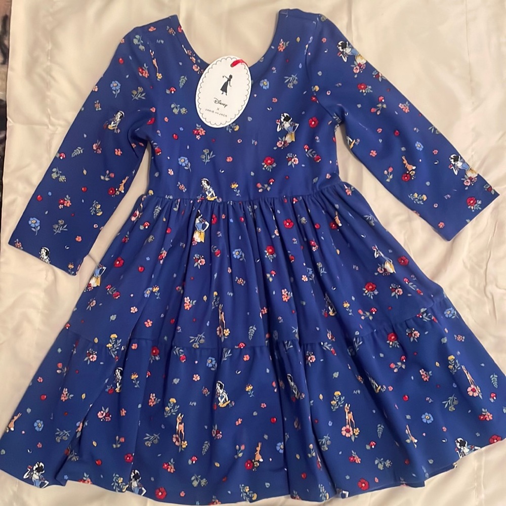 Janie and jack Snow White collection dress size 4